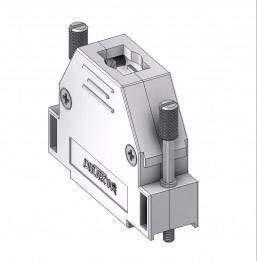 Obudowa złącza D-SUB Deltron Connectors CTLM25UN4, tworzywo sztuczne, metalizowane, 180 °, 1 szt.