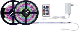 Zestaw taśmy FN SimpLED 7,5m Motion RGB 15W 230 / 12V DC, biały plastik Taśma LED Paulmann FN SimpLED Strip 7,5m 70514 12 V 15 W 494 lm 7.5 m