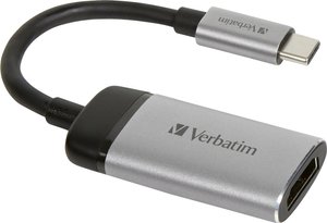 adapter USB-C Verbatim 49143 49143, [1x złącze męskie USB-C - 1x złącze żeńskie HDMI]