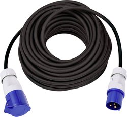 maxCamp 162414 zasilanie przedłużacz  16 A niebieski, czarny 30.00 m H07RN-F 3G 1,5 mm²