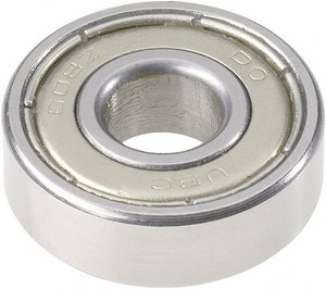 Łożysko kulkowe zwykłe serii 600 UBC Bearing 627 2RS  Średnica zewnętrzna 22 mm Prędkość obrotowa 20000 U/min