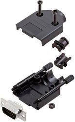 Zestaw listew męskich D-Sub Amphenol L17DTPK-P-09+L717HDE15P, rzędy: 3, styki: 15, 180 °, 1 szt.