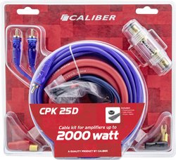 Zestaw do podłączenia wzmacniacza mocy Caliber CPK25D Car HiFi Zestaw do podpięcia wzmacniacza Car HiFi  Caliber CPK25D