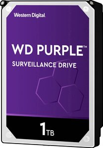Western Digital Purple™ 1 TB  Dysk twardy wewnętrzny, 3,5'' (8,9 cm) SATA III WD10PURZ Opakowanie zastępcze