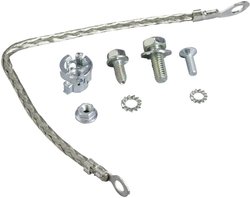 PrismaSeT-P, kabel uziemiający, elastyczny, 6mm², z końcówkami kablowymi Ø4mm i Ø6mm, długość=200mm Akcesoria rozdzielacza Schneider Electric LVS08910 , , , 1 szt.