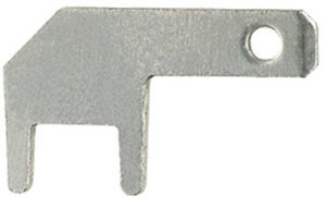 Wtyk płaski męski do lutowania Klauke 2025, 2,8 x 0,8 mm