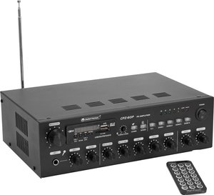 Omnitronic CPZ-60P ELA Wzmacniacz ELA 60 W 4-kanałowy 4 strefy