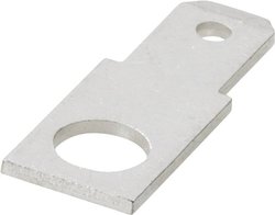 Wsuwka Vogt Verbindungstechnik 3854.67 Szerokość pokrycia: 6.3 mm Grubość pokrycia: 0.8 mm 180 ° Bez izolacji metal 1 szt.