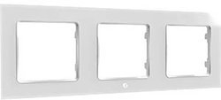 Ramka na guzik ścienny 3-krotna · Biała Shelly Wall Frame 3 wh  Ramka