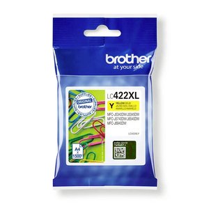 Brother atrament LC-422XLY tusz oryginalny  Żółty LC422XLY