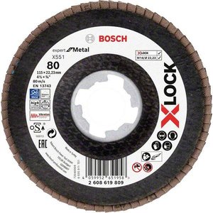 Tarcza lamelkowa Bosch Accessories X551 2608619809 Średnica 115 mm 1 szt.