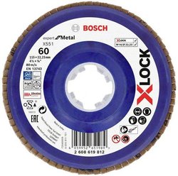 ŚCIERNICE LAMELKOWE X-LOCK X551 EXPERT DO METALU, PROSTE, TWORZYWA SZTUCZNE Tarcza lamelkowa Bosch Accessories X551 2608619812 Średnica 115 mm 1 szt.