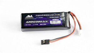 Akumulator do odbiornika (LiPo) ArrowMax AM-700912 7.4 V 2400 mAh Stick JR