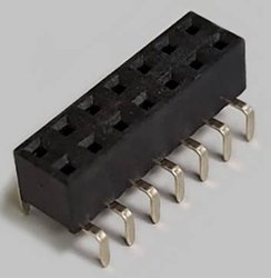 Listwa gniazdowa dwurzędowa z Dual Entry 2x7-biegunowy, prosta, pozłacana, raster 2,54 mm, wysokość 5,0mm, Izolacja nylonowa 9T, bez możliwości oddzielenia BKL Electronic 10122231 Listwa złączy żeńskich (standardowa) 1 szt.