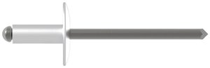 Nit zrywalny aluminium/stal duży łeb 4,8 x 10 K 16 Nit ślepy Gesipa 1454107   250 szt.