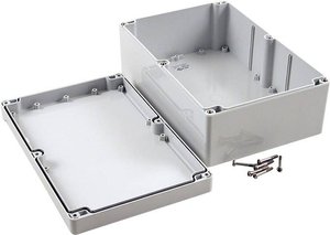 Obudowa uniwersalna Hammond Electronics 1555VA2GY, (D x S x W) 240 x 160 x 90 mm, poliwęglan, 1 szt.