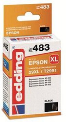 Edding Tusz Zamiennik Epson 29XL, T2991 Czarny  atrament Edding EDD-483 18-483, 1 szt.