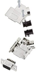 Zestaw listew żeńskich D-Sub Amphenol L17D45PK-M-15+L77DA15SST, rzędy: 2, styki: 15, 45 °, 1 szt.