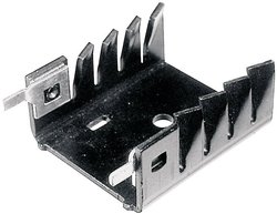 Radiator specjalny z wyprowadzeniami do lutowania do obudowy TO 220 Radiator TRU COMPONENTS TC-V8502A-203 20 K/W