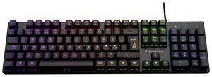 SureFire KingPin M2 Mechaniczna multimedialna klawiatura gamingowa RGB, NORDIC Klawiatura gamingowa Surefire Gaming KingPin M2 Nordycki, QWERTY