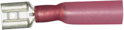 Konektor płaski żeński Vogt Verbindungstechnik 3903h z osłonką termokurczliwą Szerokość pokrycia: 6.3 mm Grubość pokrycia: 0.8 mm 180 ° czerwony 1 szt.