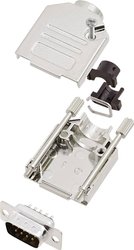 Zestaw listew męskich D-Sub encitech DTCK09-DMP-K 6355-0061-21, rzędy: 2, styki: 9, 180 °, 1 zest.