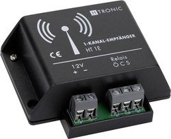 H-Tronic HT1E Odbiornik radiowy  1-kanałowy Częstotliwość 868.35 MHz 12 V/DC