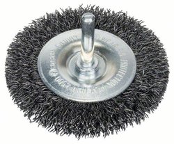 Szczotka tarczowa, 75 mm, 0,3 mm, 4500 obr./min, 8 mm Bosch Accessories N/A N/A Ø trzonka 6 mm 2608622007 1 szt.