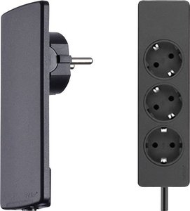 Listwa zasilająca EVOline 151000156100, Złącze bezpieczne, Ilość gniazdek: 3