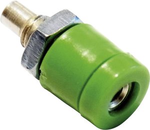 Gniazdo bananowe Schnepp BU 2400, izolowane, O 2 mm, 5 A, żółte