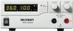 Zasilacz laboratoryjny regulowany VOLTCRAFT PPS-16005 1 - 36 V/DC 0 - 10 A 360 W