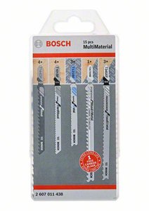 JSB, zestaw z wieloma materiałami, 15-częściowy Bosch Accessories  2607011438 15 szt.
