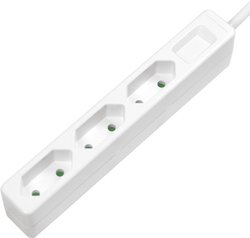 Listwa zasilająca LogiLink LPS229 3x Ilość gniazdek: 3