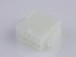 Obudowa złącza pin żeńskiego na kabel Molex MOL Power & Signal Sol. 39012101, piny: 10, 13 A, 1 szt.