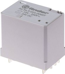 Przekaźnik wtykowy Finder 56.34.9.024.2000T 56.34.9.024.2000T, 12 A, 10 szt.