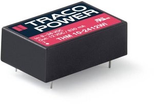 Przetwornica DC/DC, do PCB TracoPower THM 10-2411WI THM 10-2411WI, 10 W, 5 V/DC, 2 A, 1 szt.