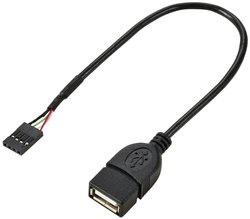 Renkforce Kabel USB USB 2.0 Złącze męskie 4 pin., Złącze żeńskie USB-A Kabel USB Renkforce RF-5719746, USB 2.0, Złącze męskie 4 pin., Złącze żeńskie USB-A, 0.20 m