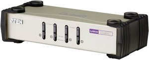 Przełącznik KVM, VGA ATEN CS84U, USB, PS/2, 2048 x 1536 Pixel, Ilość przełączalnych PC: 4