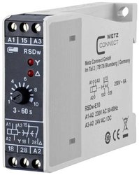 Przekaźnik gwiazda trójkąt Metz Connect RSDw-E10 11016141280517, 250 V/AC, 6 A, 1 szt.