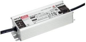 Mean Well HLG-60H-24AB Sterownik LED Stałonapięciowy 60 W 1.5 - 2.5 A 22 - 27 V/DC Ściemniacz, Funkcja ściemniania 3 w 1, Regulowany, Układ PFC, Outdoor, Zabezpieczenie przed przeciążeniem, Zabezpieczenie przed przepięciem, Montaż w strefach zagrożonych