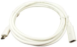 USB-C Kabel Cliff FCR72005W, Złącze żeńskie USB-C®, Złącze męskie USB-C®, 2.00 m