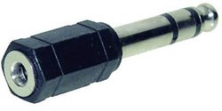 Adapter jack  złącze męskie jack 6,3 mm - złącze żeńskie jack 3,5 mm Stereo TRU COMPONENTS 1559826  1 szt.