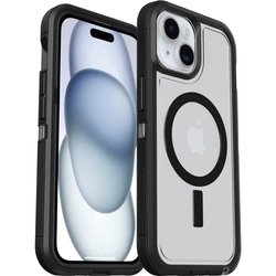 Otterbox Defender XT Futerał backcase Apple iPhone 15, iPhone 14, iPhone 13 przeźroczysty, czarny Kompatybilny z MagSafe