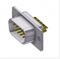 Złącze męskie D-Sub Deltron Connectors DT 09 PZ/2, rzędy: 2, styki: 9, 180 °, 1 szt.