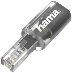 telefony adapter Hama Anti-Twist-Adapter, Transparent/Schwarz 00201125, 1 szt.