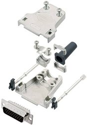 Zestaw listew męskich D-Sub Amphenol L17DTZF09-LJS-RG+L717HDE15P, rzędy: 3, styki: 15, 180 °, 1 szt.