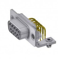 Złącze żeńskie D-Sub Deltron Connectors DTS09 SYC/2 M47UN, rzędy: 2, styki: 9, 90 °, 1 szt.