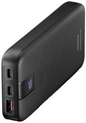 Zasilacz „PD 20” 20000mAh, wyjścia: 2x USB-C, USB-A, szybkie ładowanie, Anth. Powerbank Hama  20000 mAh Power Delivery 3.0, Quick Charge 3.0 LiPo