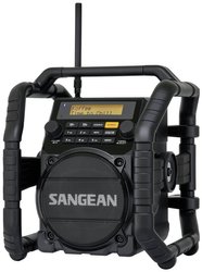 Radio na budowę Sangean U-5 DBT DAB+, UKW wodoodporny, pyłoszczelny, wstrząsoodporny czarny