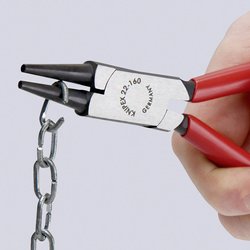 Szczypce okrągłe Knipex 22 02 160, 160 mm, do warsztatu